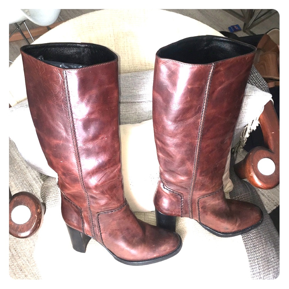 Enzo Angolini brown boots Sz 37.5